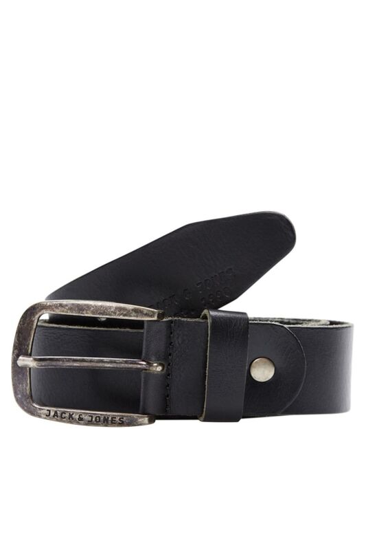 JACPAUL LEATHER BELT NOOS Erkek Siyah Kemer - 12111286