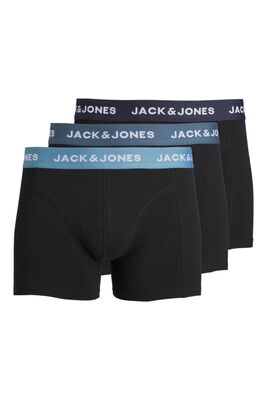 Jack & Jones - Jacsolid Alex Trunks Erkek Siyah 3'lü Boxer - 12240256