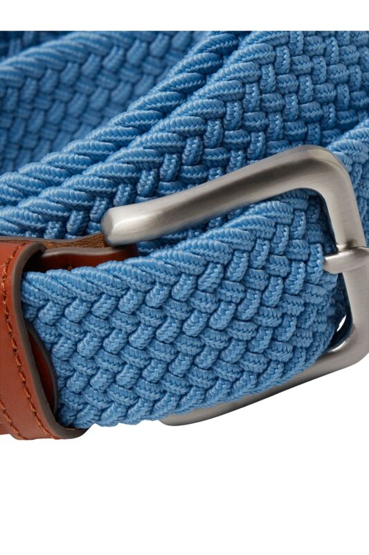 JACSPRING WOVEN BELT NOOS Erkek Mavi Kemer - 12118114