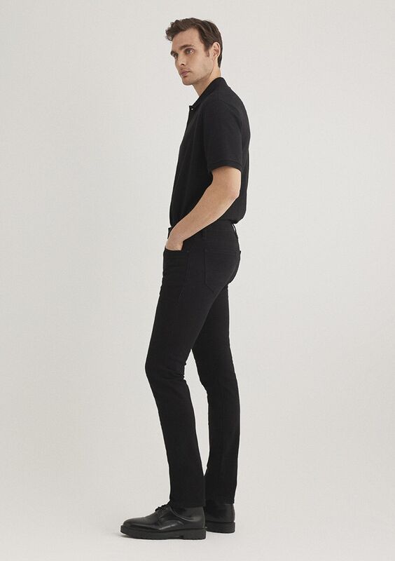 JAKE Erkek Siyah Denim Pantolon - M00422