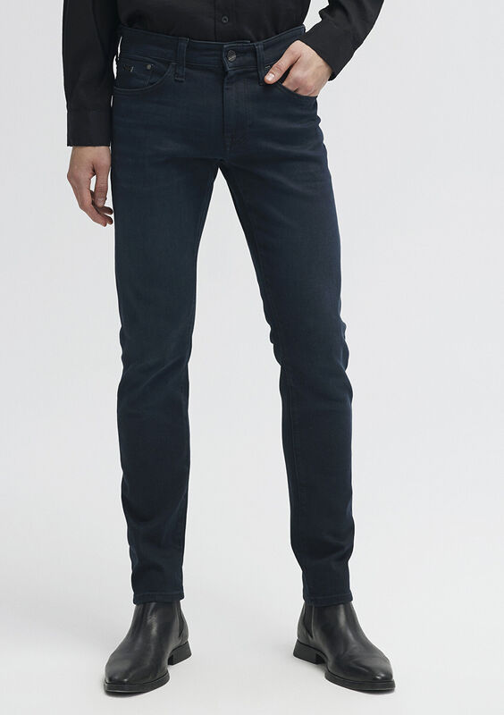 JAKE Lava Smoke Comfort Erkek Siyah Denim Pantolon - M00422