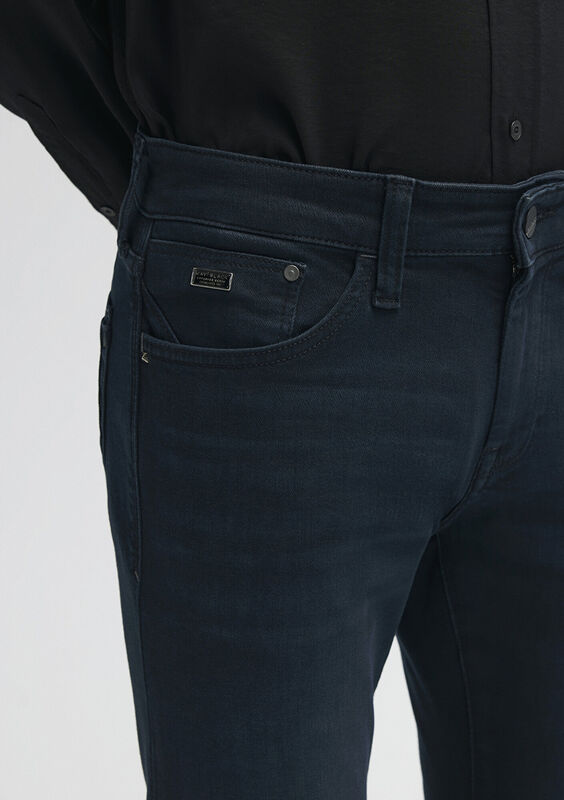 JAKE Lava Smoke Comfort Erkek Siyah Denim Pantolon - M00422