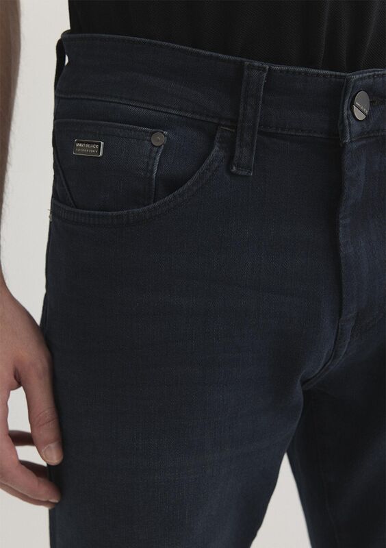 JAKE Lava Smoke Comfort Erkek Siyah Denim Pantolon - M00422