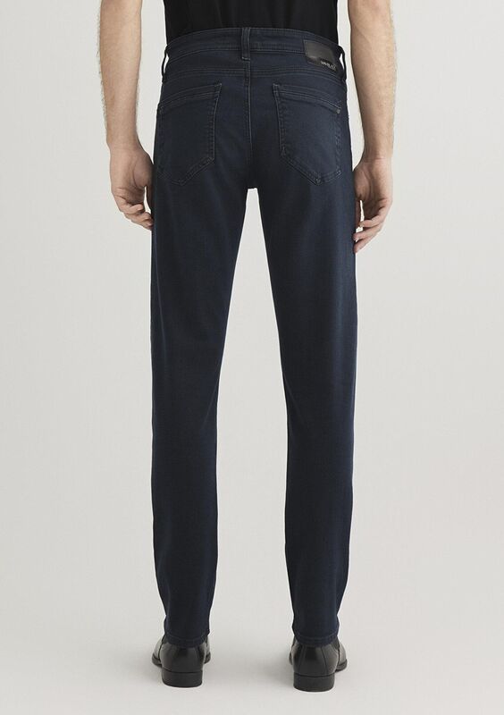 JAKE Lava Smoke Comfort Erkek Siyah Denim Pantolon - M00422