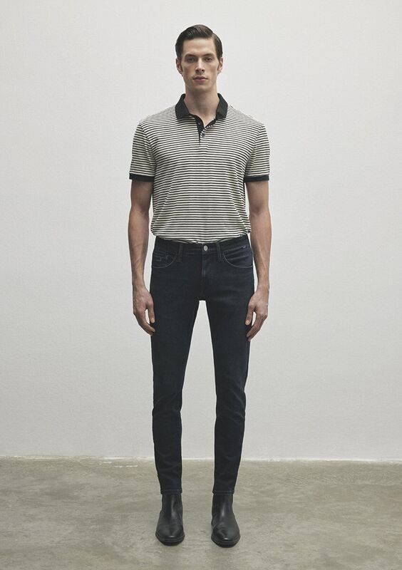 JAMES Erkek Foggy Ink Lux Black Denim Pantolon - M00424