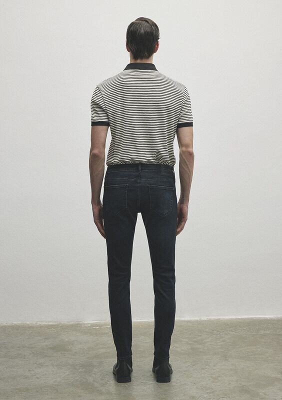 JAMES Erkek Foggy Ink Lux Black Denim Pantolon - M00424