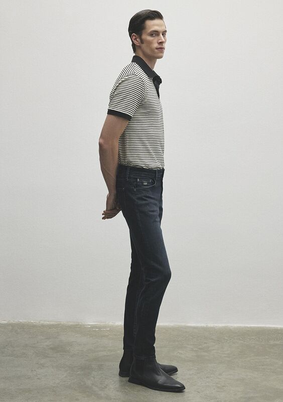JAMES Erkek Foggy Ink Lux Black Denim Pantolon - M00424