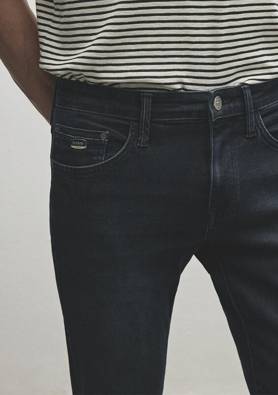 JAMES Erkek Foggy Ink Lux Black Denim Pantolon - M00424