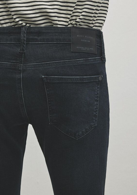 JAMES Erkek Foggy Ink Lux Black Denim Pantolon - M00424