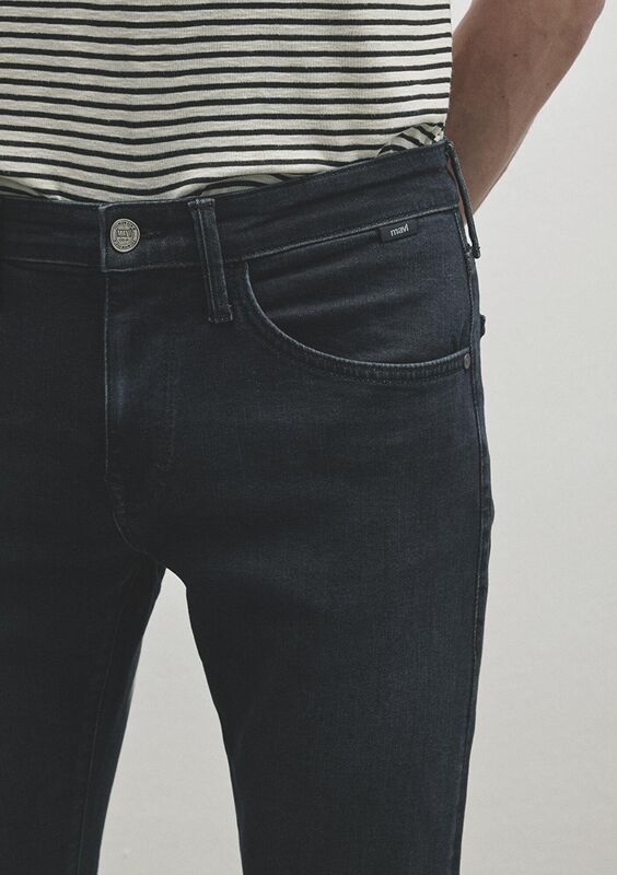 JAMES Erkek Foggy Ink Lux Black Denim Pantolon - M00424