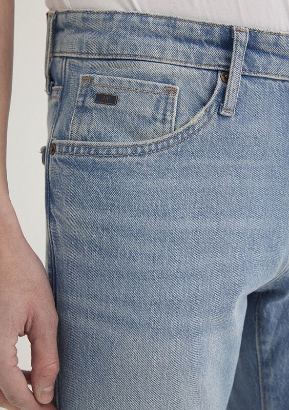 JAMES Erkek Lt Used Classic Denim Denim Pantolon - M00424