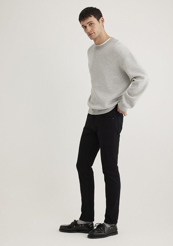 JAMES Erkek Siyah Denim Pantolon - M00424