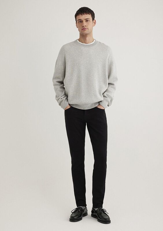JAMES Erkek Siyah Denim Pantolon - M00424