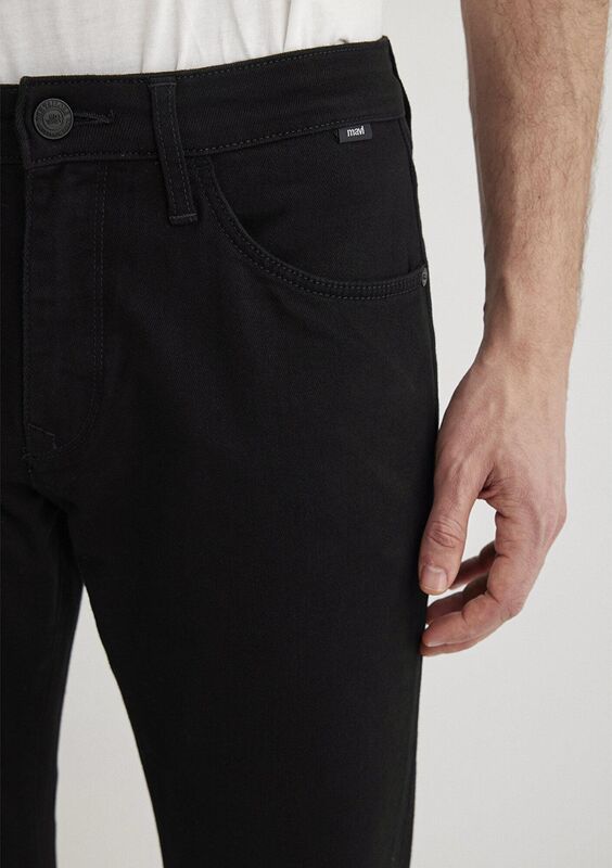 JAMES Erkek Siyah Denim Pantolon - M00424