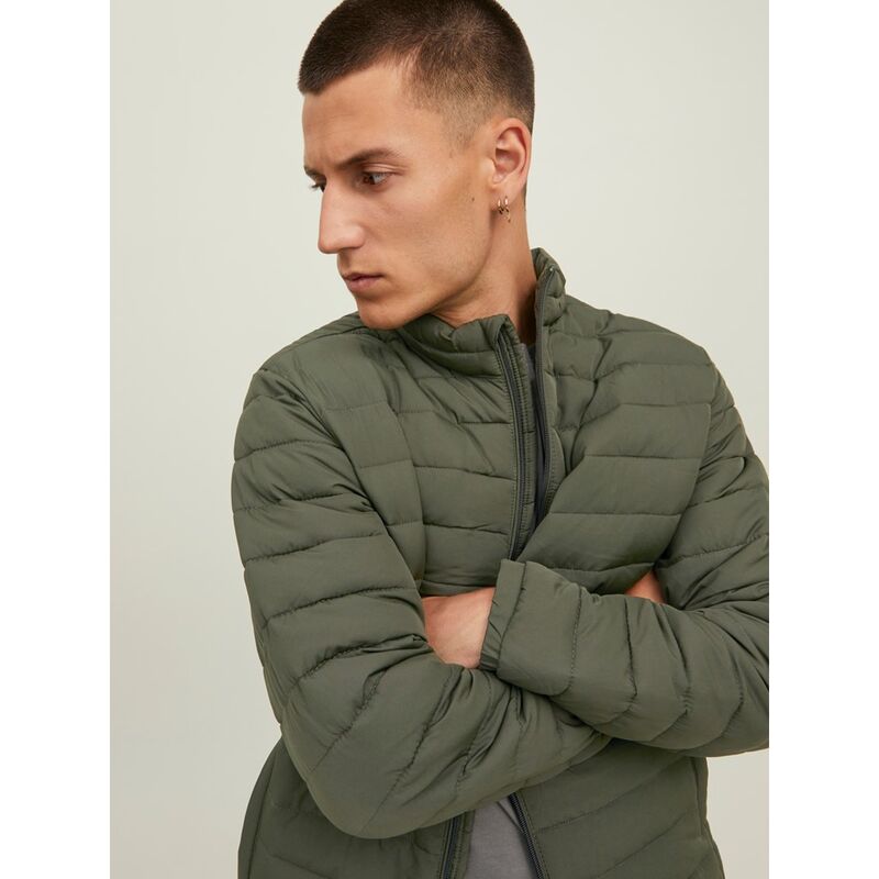 Jjerecycle Puffer Collar Noos Erkek Yeşil Mont - 12211129