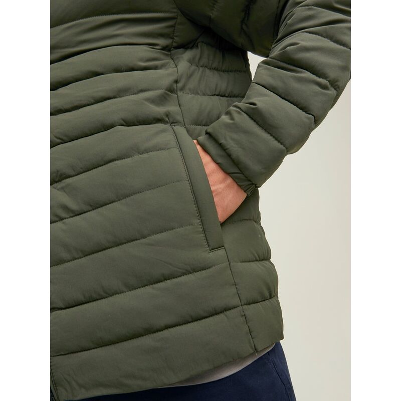 Jjerecycle Puffer Collar Noos Erkek Yeşil Mont - 12211129