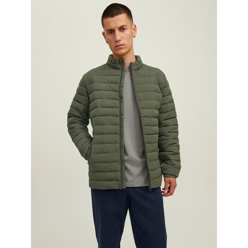 Jack & Jones - Jjerecycle Puffer Collar Noos Erkek Yeşil Mont - 12211129