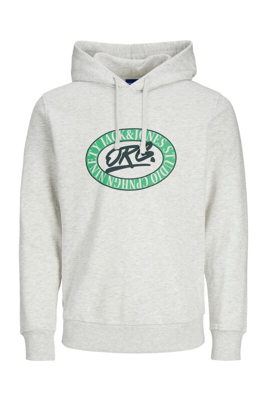 JORARTHUR SWEAT HOOD SN Erkek Beyaz Sweatshirt - 12241776