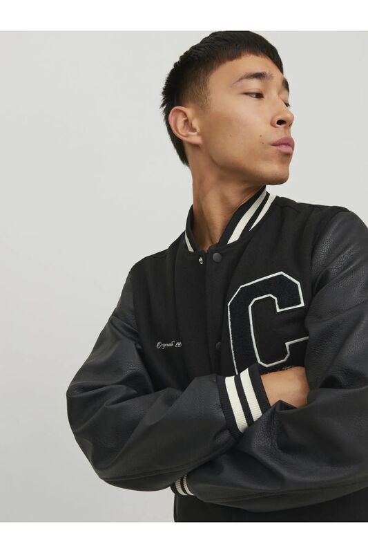 Jorcollege Bomber Jacket Sn Erkek Siyah Mont - 12230582