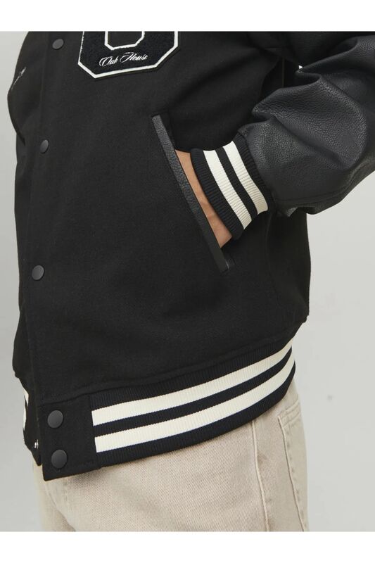 Jorcollege Bomber Jacket Sn Erkek Siyah Mont - 12230582