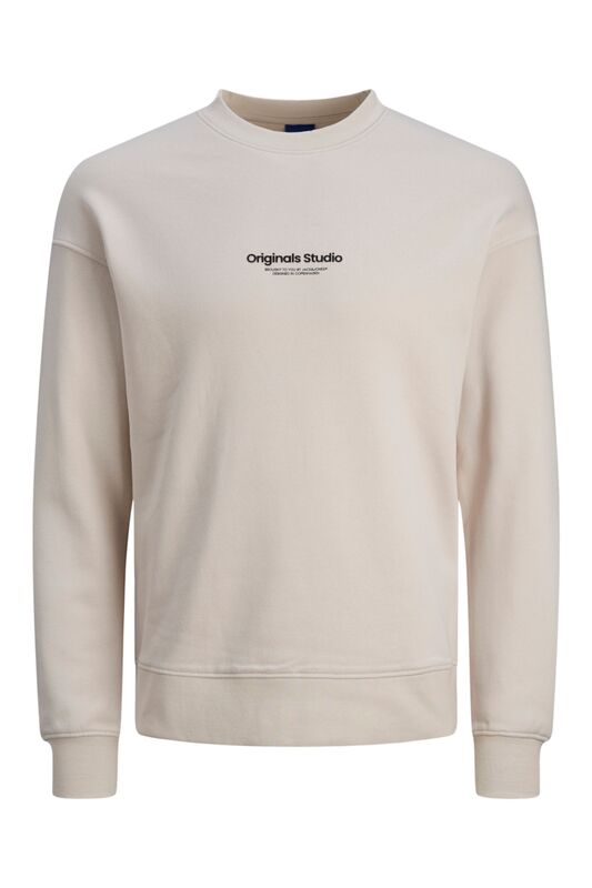 JORVESTERBRO SWEAT CREW NECK NOOS Erkek Bej Sweatshirt - 12241694