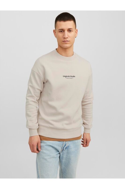 JORVESTERBRO SWEAT CREW NECK NOOS Erkek Bej Sweatshirt - 12241694