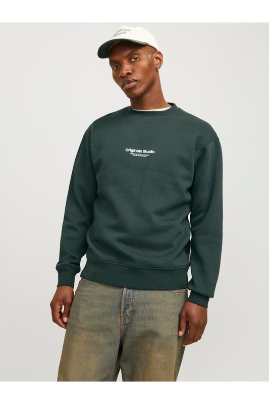 JORVESTERBRO SWEAT CREW NECK NOOS Erkek Yeşil Sweatshirt - 12241694