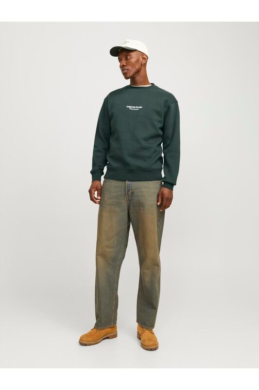 JORVESTERBRO SWEAT CREW NECK NOOS Erkek Yeşil Sweatshirt - 12241694