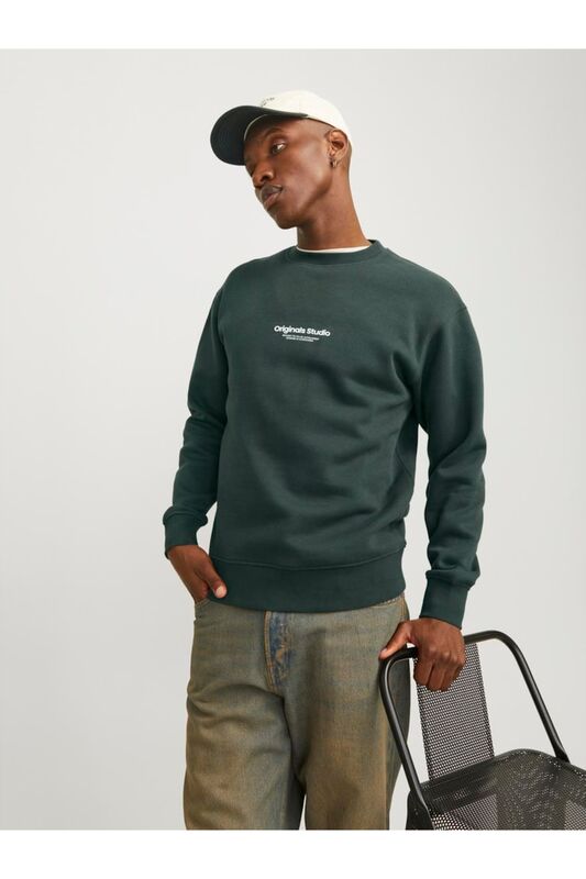 JORVESTERBRO SWEAT CREW NECK NOOS Erkek Yeşil Sweatshirt - 12241694
