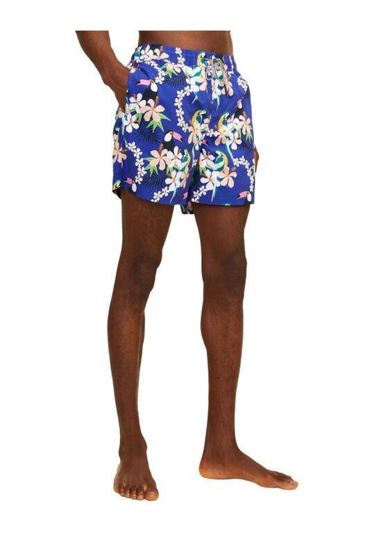 JPSTFIJI JJSWIM AOP SS24 LY SN Erkek Bluing Deniz Şortu - 12253230