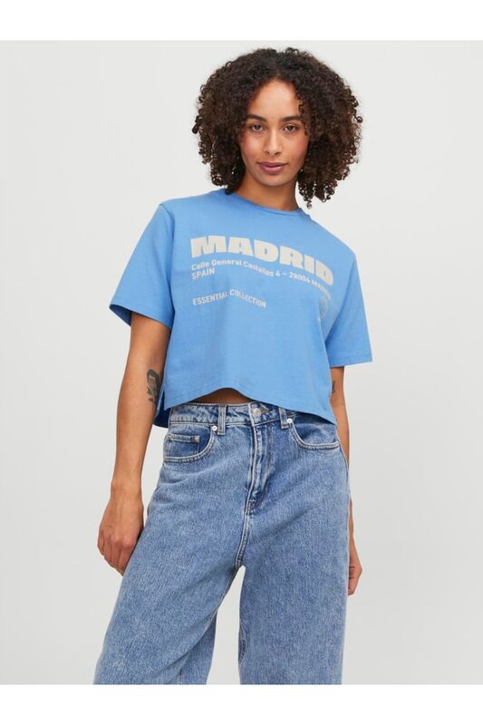 JXJODA SOFT RLX SS TEE JRS Erkek Mavi T-Shirt - 12244372