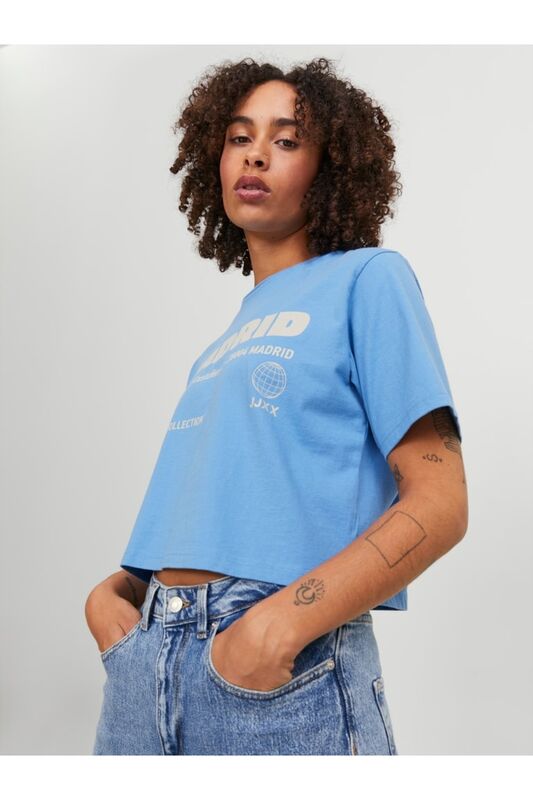 JXJODA SOFT RLX SS TEE JRS Erkek Mavi T-Shirt - 12244372