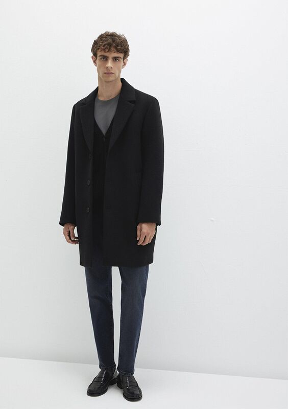 KABAN Erkek Siyah Kaban - M0110679