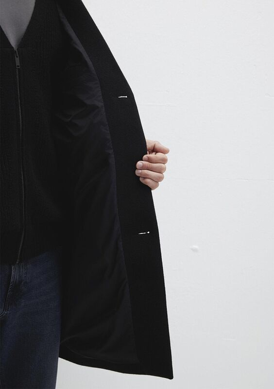 KABAN Erkek Siyah Kaban - M0110679