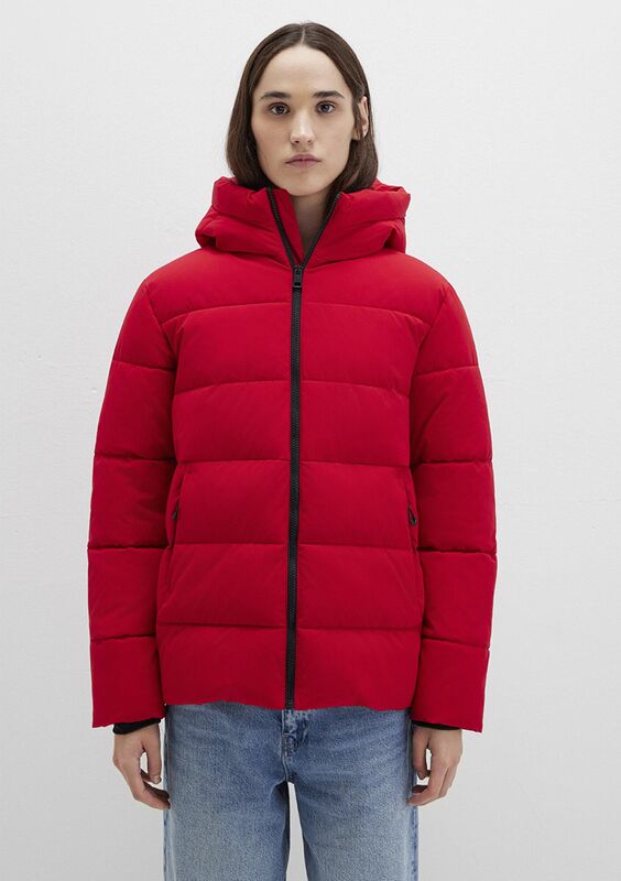 KAPİŞONLU CEKET Kadın Kırmızı Ceket - M1110704