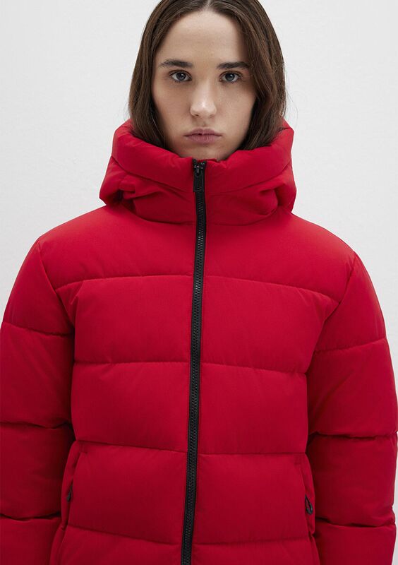 KAPİŞONLU CEKET Kadın Kırmızı Ceket - M1110704