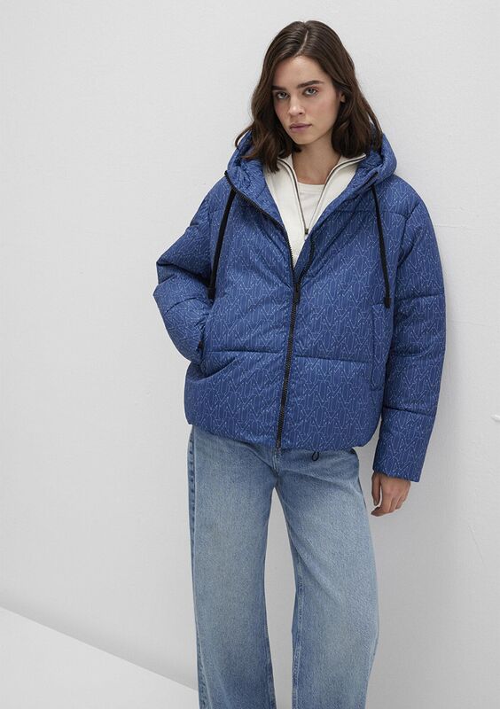 Mavi - KAPİŞONLU CEKET Kadın Lacivert Ceket - M1110706