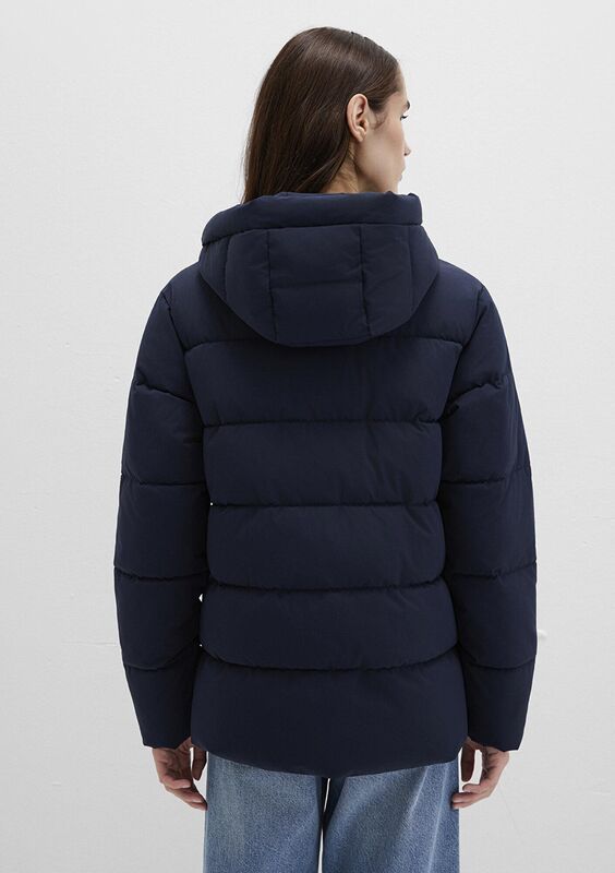 KAPİŞONLU CEKET Kadın Mavi Ceket - M1110704