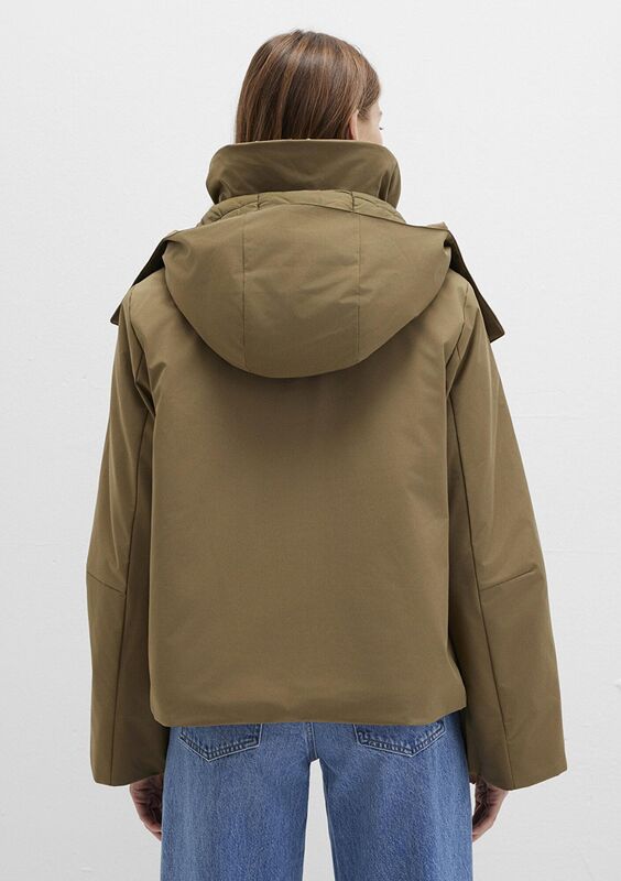 KAPİŞONLU CEKET Kadın Yeşil Ceket - M1110759
