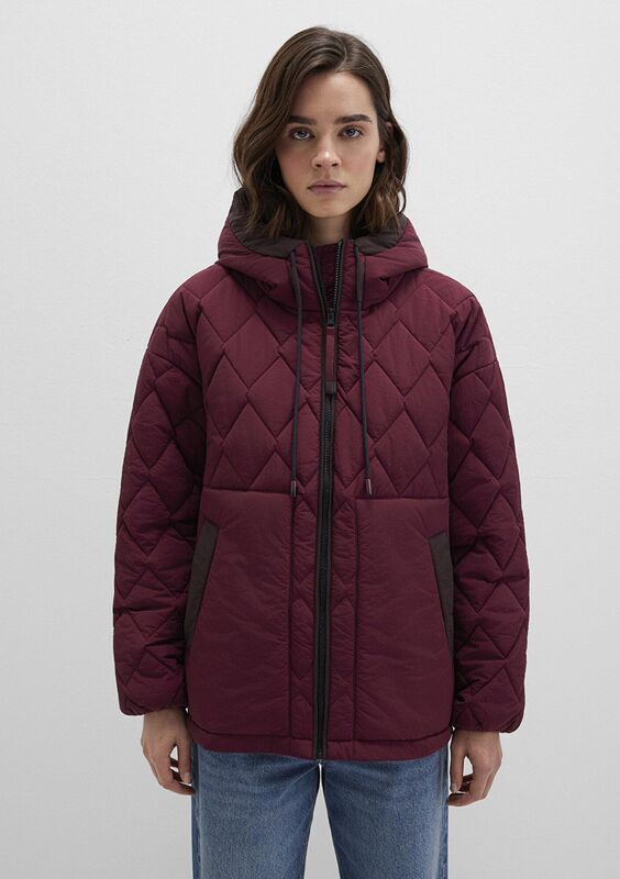 KAPŞONLU CEKET Kadın Bordo Ceket - M1110499