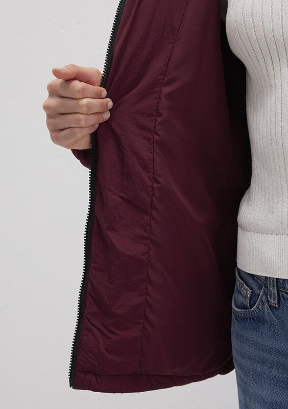 KAPŞONLU CEKET Kadın Bordo Ceket - M1110499