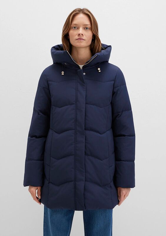 KAPŞONLU CEKET Kadın Koyu Mavi Ceket - M1110439