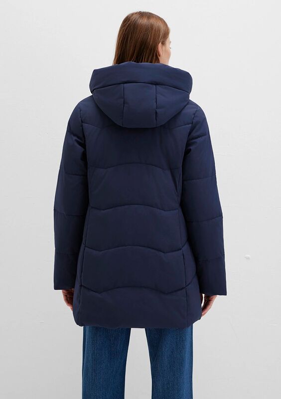 KAPŞONLU CEKET Kadın Koyu Mavi Ceket - M1110439