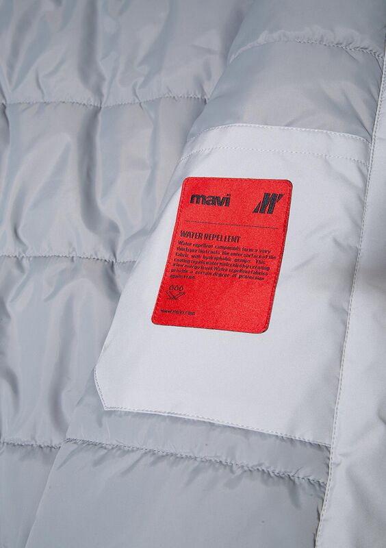 KAPÜŞONLU CEKET Erkek Gri Ceket - M0110615