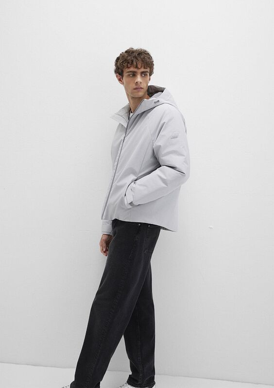 Mavi - KAPÜŞONLU CEKET Erkek Gri Ceket - M0110615