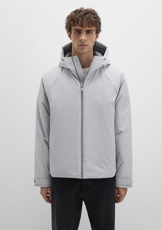 KAPÜŞONLU CEKET Erkek Gri Ceket - M0110615