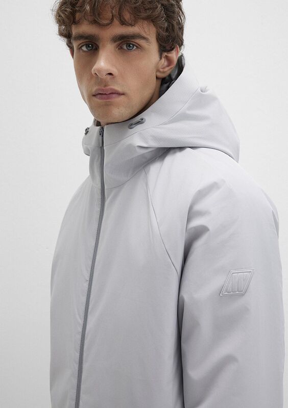 KAPÜŞONLU CEKET Erkek Gri Ceket - M0110615