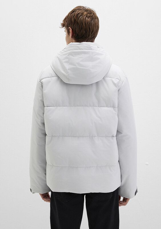 KAPÜŞONLU CEKET Erkek Gri Ceket - M0110675