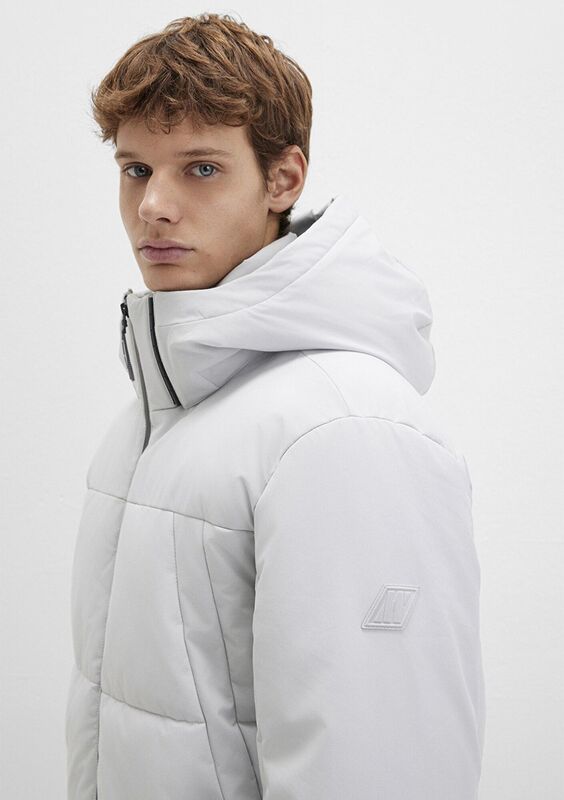 KAPÜŞONLU CEKET Erkek Gri Ceket - M0110675