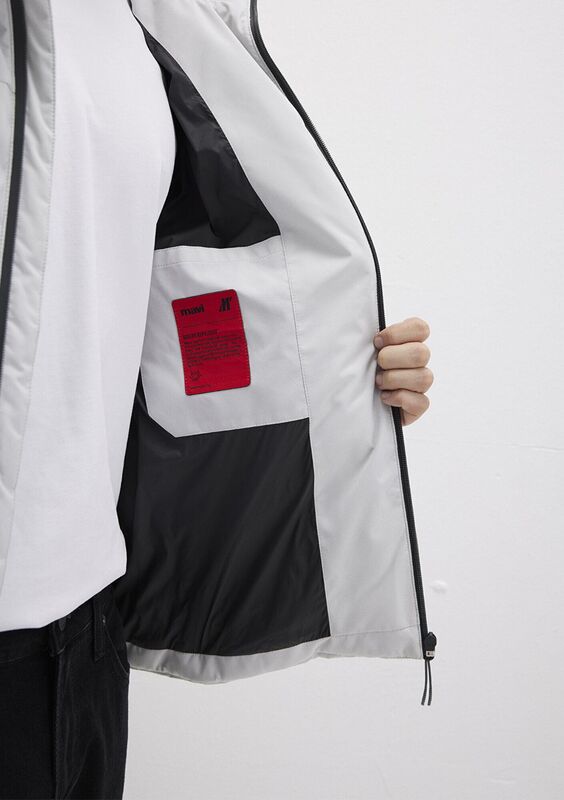 KAPÜŞONLU CEKET Erkek Gri Ceket - M0110675